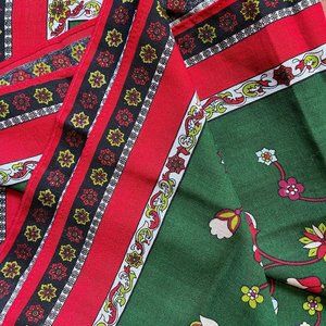 Vintage virgin wool neck scarf